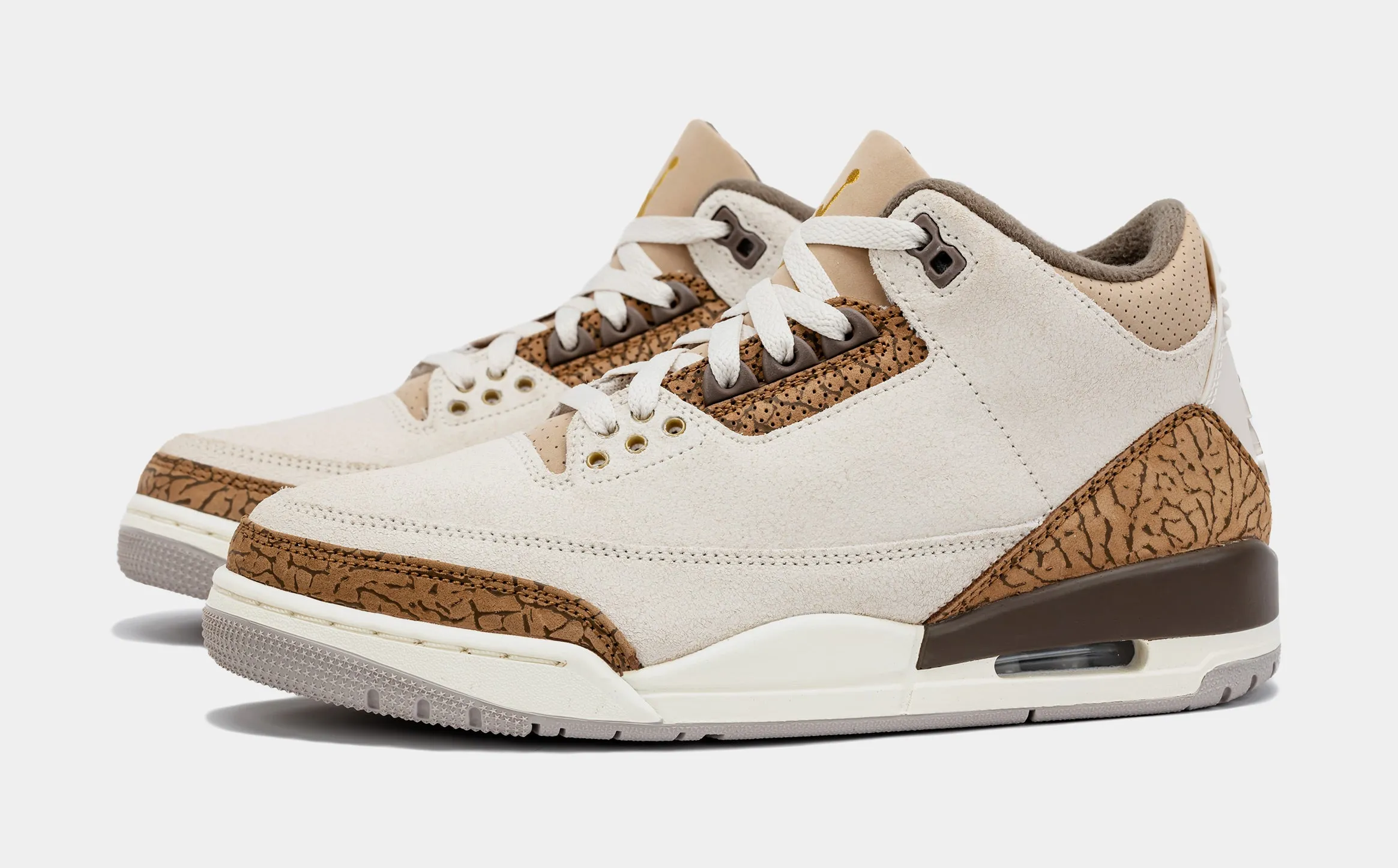 Air Jordan 3 Retro Palomino Mens Lifestyle Shoes (Light Orewood Brown/Palomino)