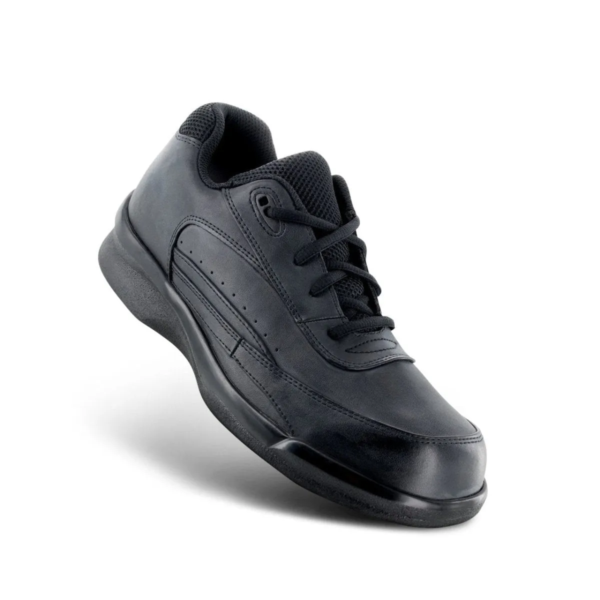 Apex G7000m Ambulator Athletic Men's Lace Walking Shoe In Black