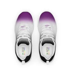 Asexual Ace Pride Women’s Athletic Shoes Ombre