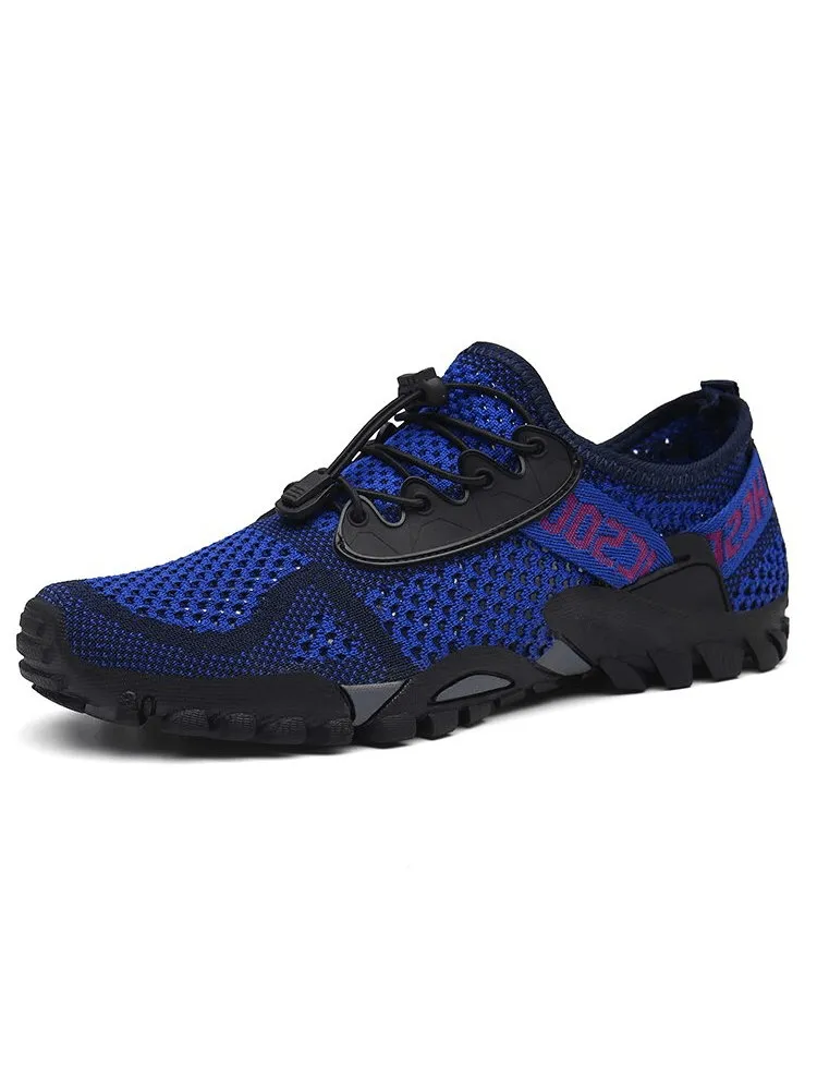 Breathable Elastic Camping Shoes / Men's Sports Sneakers - SF0827