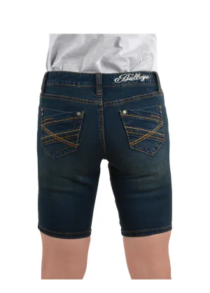 Bullzye Ladies Isabel Short - Dark Wash - B2S2302099