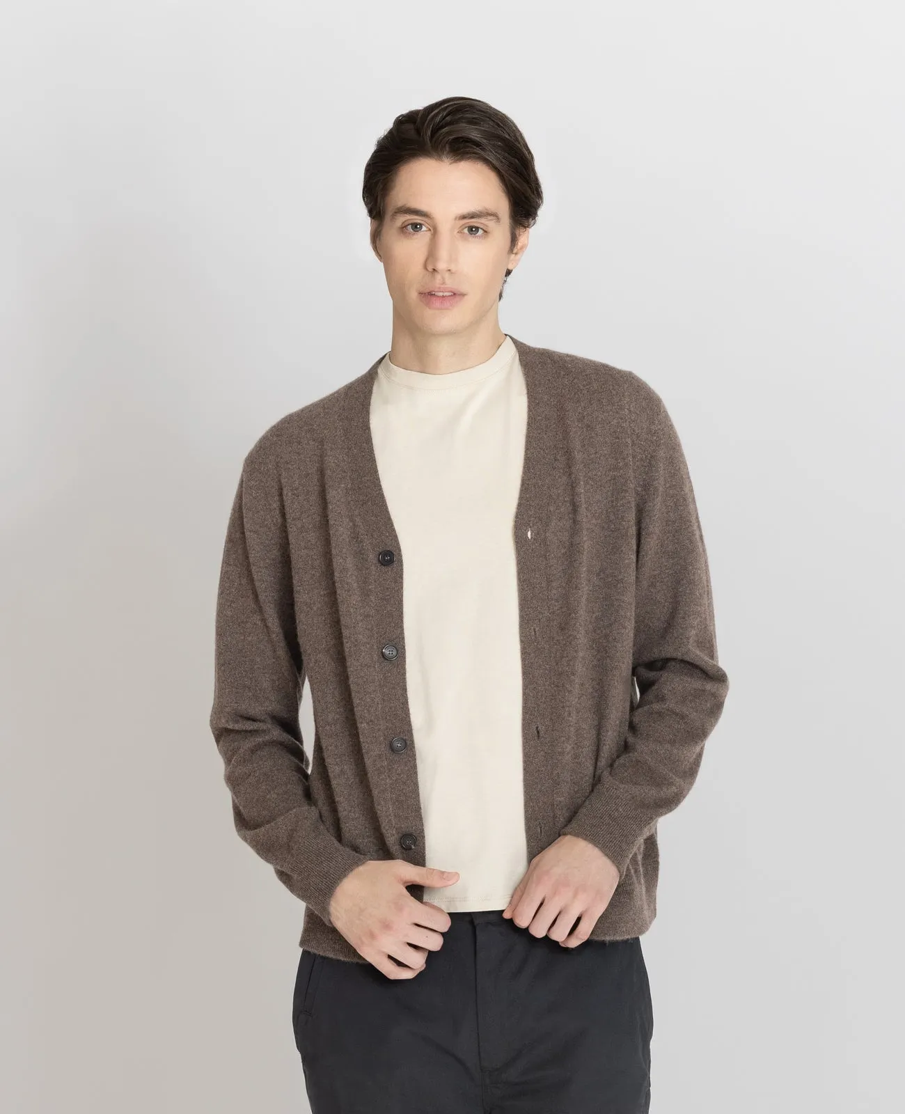 Cashmere V Neck Cardigan