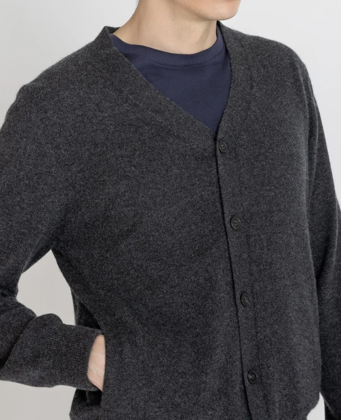 Cashmere V Neck Cardigan