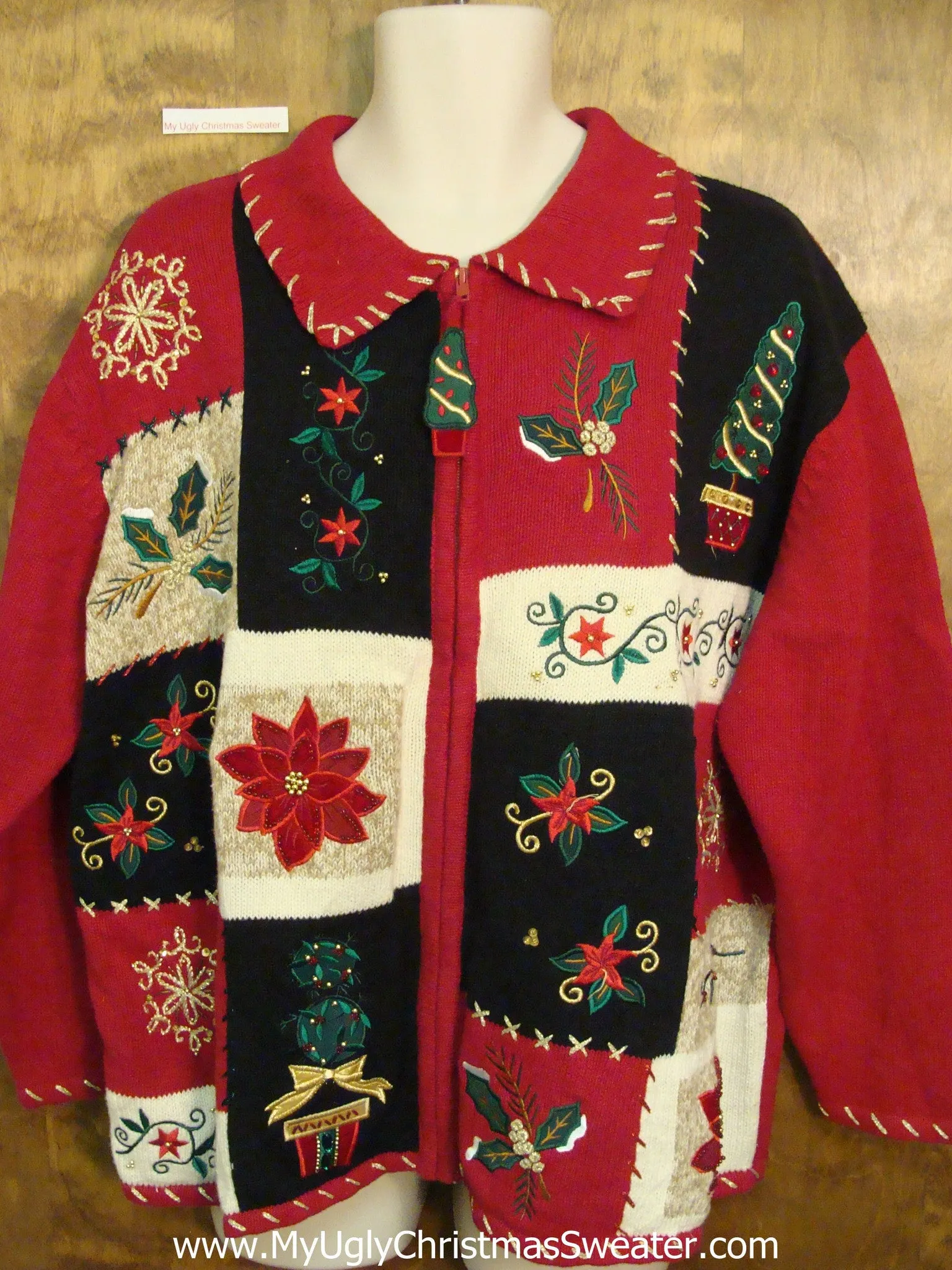 Crafty Ugliest Bad Christmas Sweaters Wms Mens XXXL