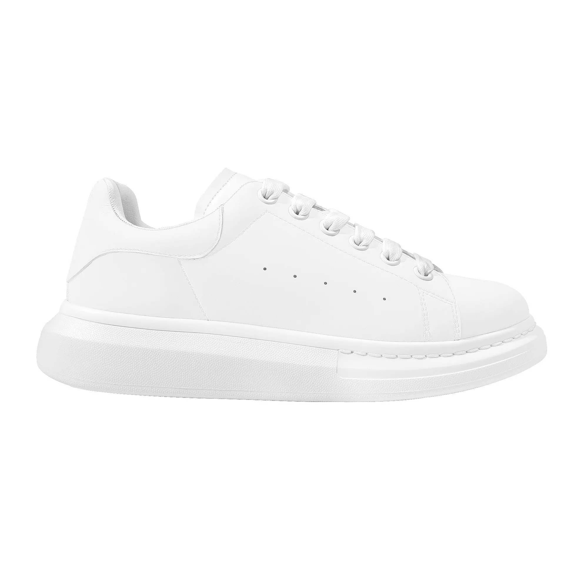 Create Your Own - Platform Low Top Shoes - White