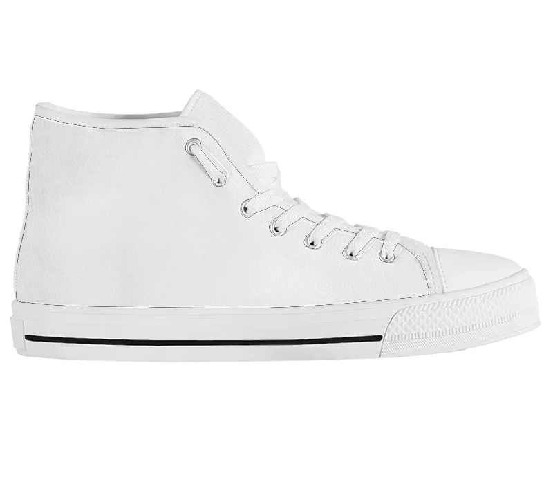 DIY - Classic High-Top Canvas Shoe - White sole 2.0