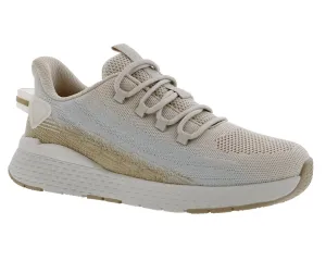 Drew Bestie Women's Athletic Walking Shoe In Taupe Combo