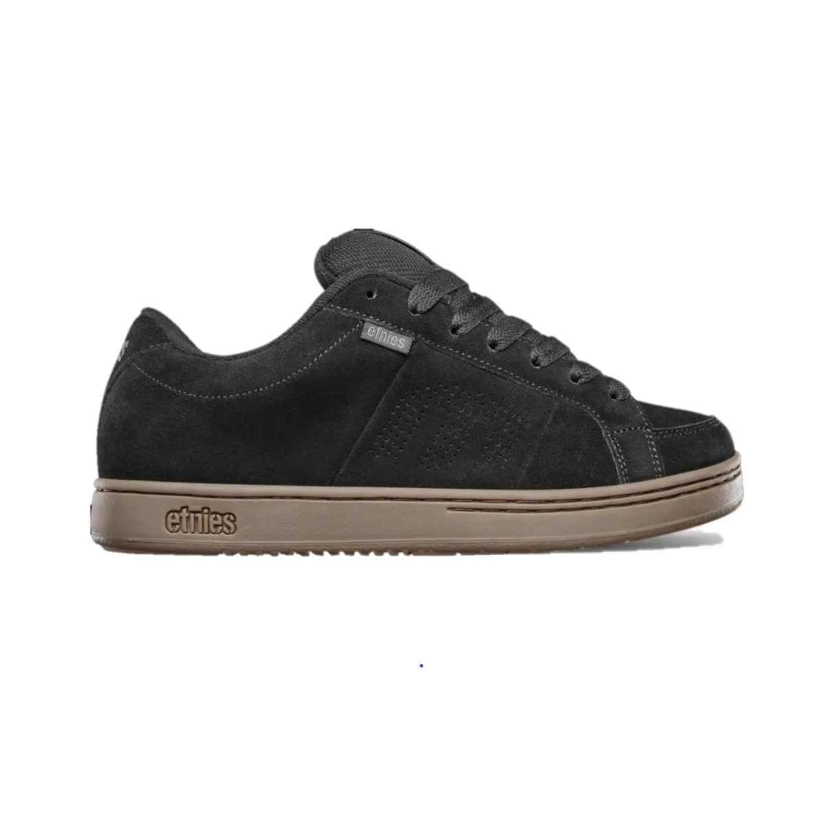 ETNIES 4101000091 566 KINGPIN MN'S (Medium) Black/Dark Grey/Gum Suede & Synthetic Skate Shoes