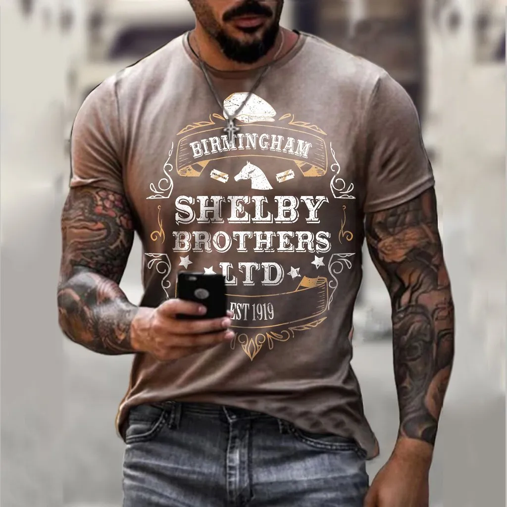 Fashion Printed Short-Sleeved T-Shirt