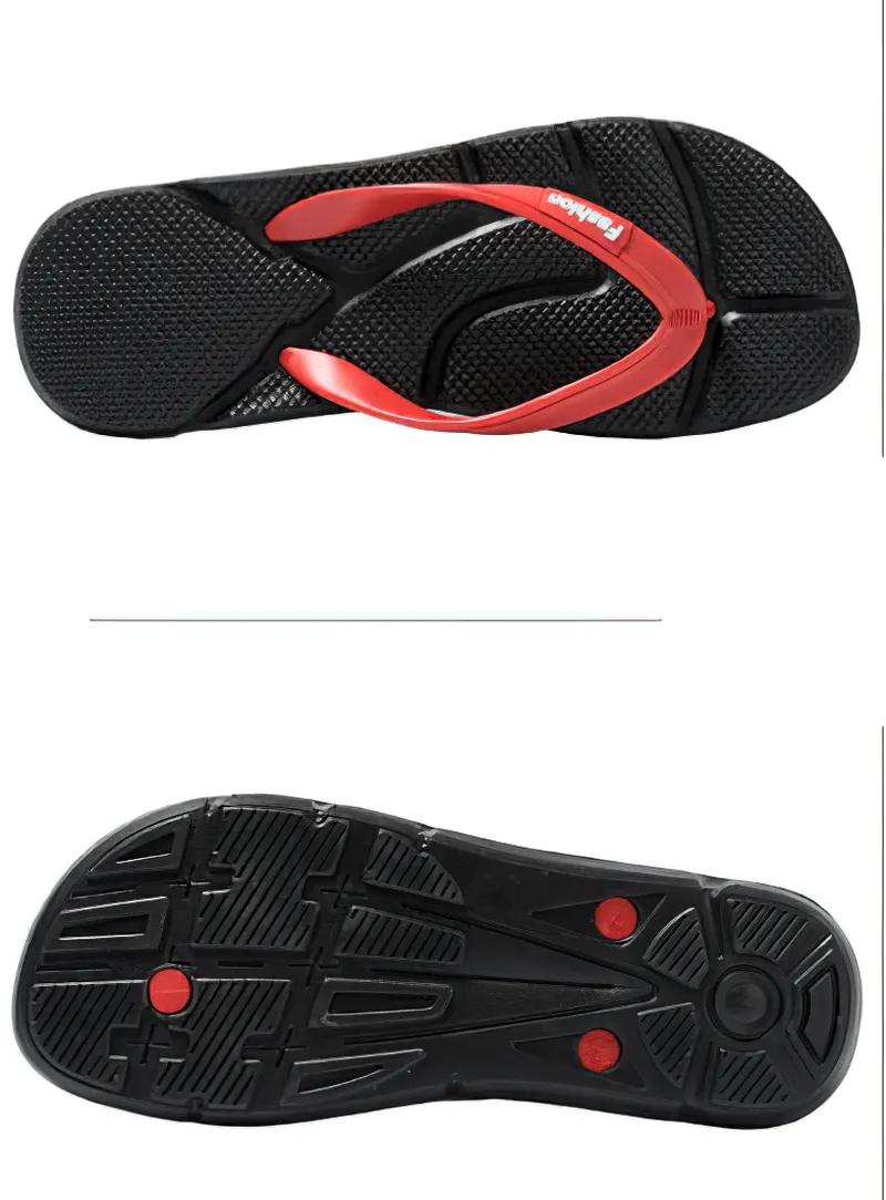 Flexible Lightweight Beach Flip Flops for Men / Casual Male Massage Shoes - SF1023