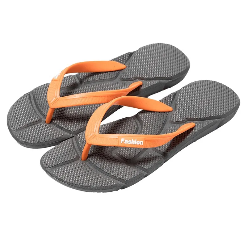 Flexible Lightweight Beach Flip Flops for Men / Casual Male Massage Shoes - SF1023