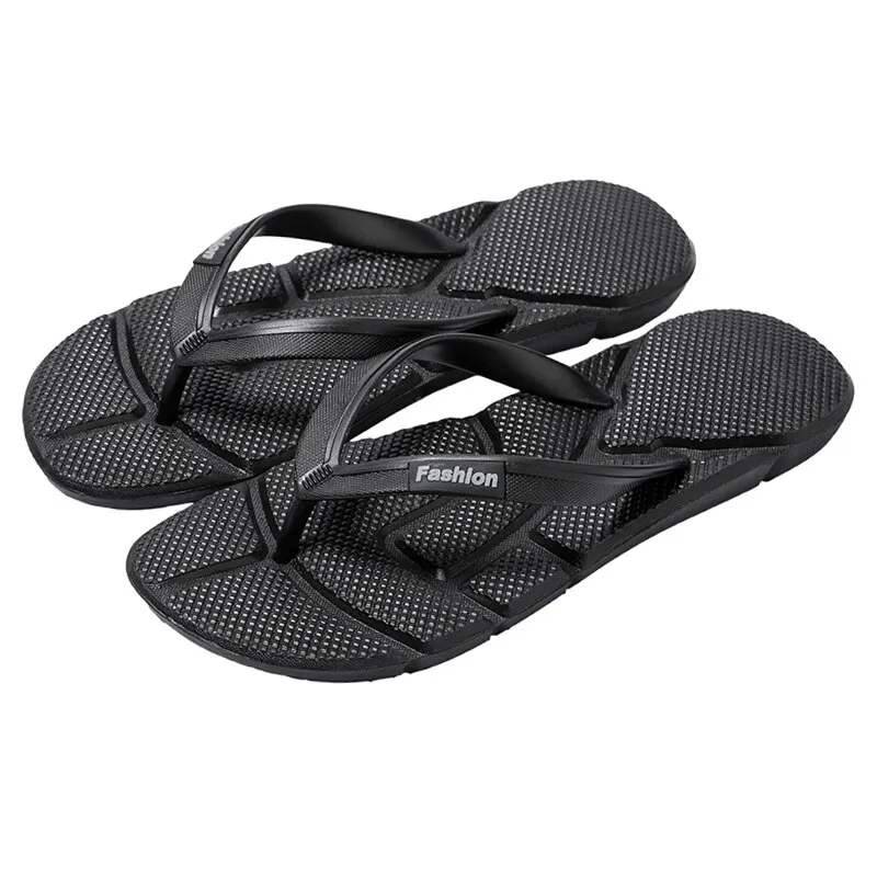 Flexible Lightweight Beach Flip Flops for Men / Casual Male Massage Shoes - SF1023