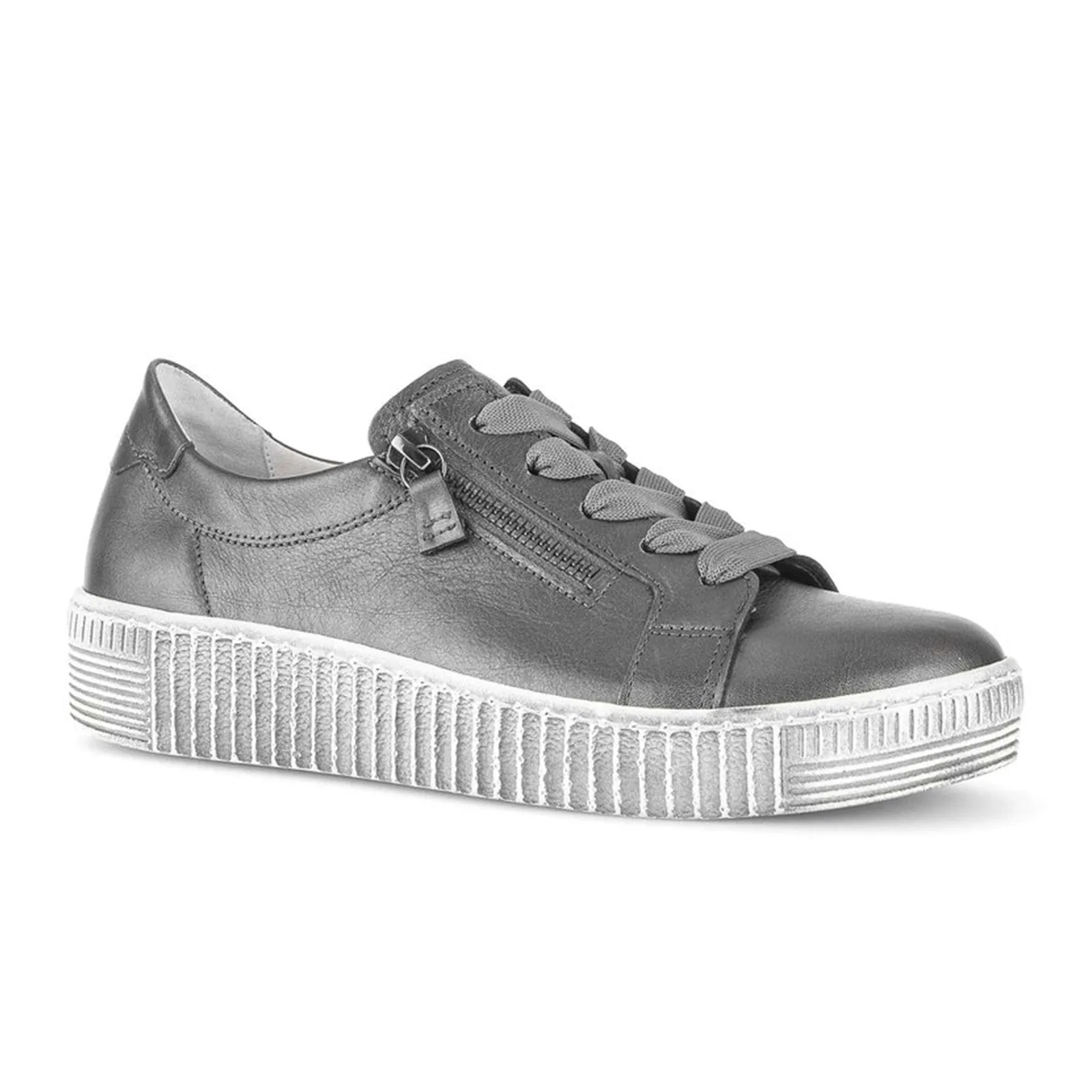 Gabor 53334-69 Double Zip Sneaker (Women) - Anthracite