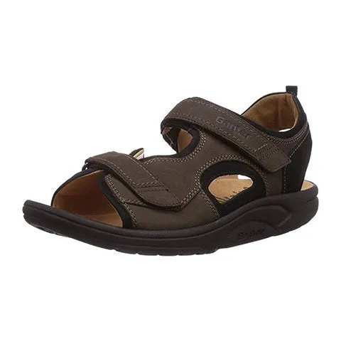 Ganter Gero Backstrap Sandal (Men) - Nut/Black