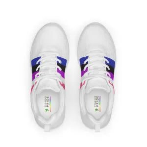 Genderfluid Pride Flag Women’s Athletic Shoes