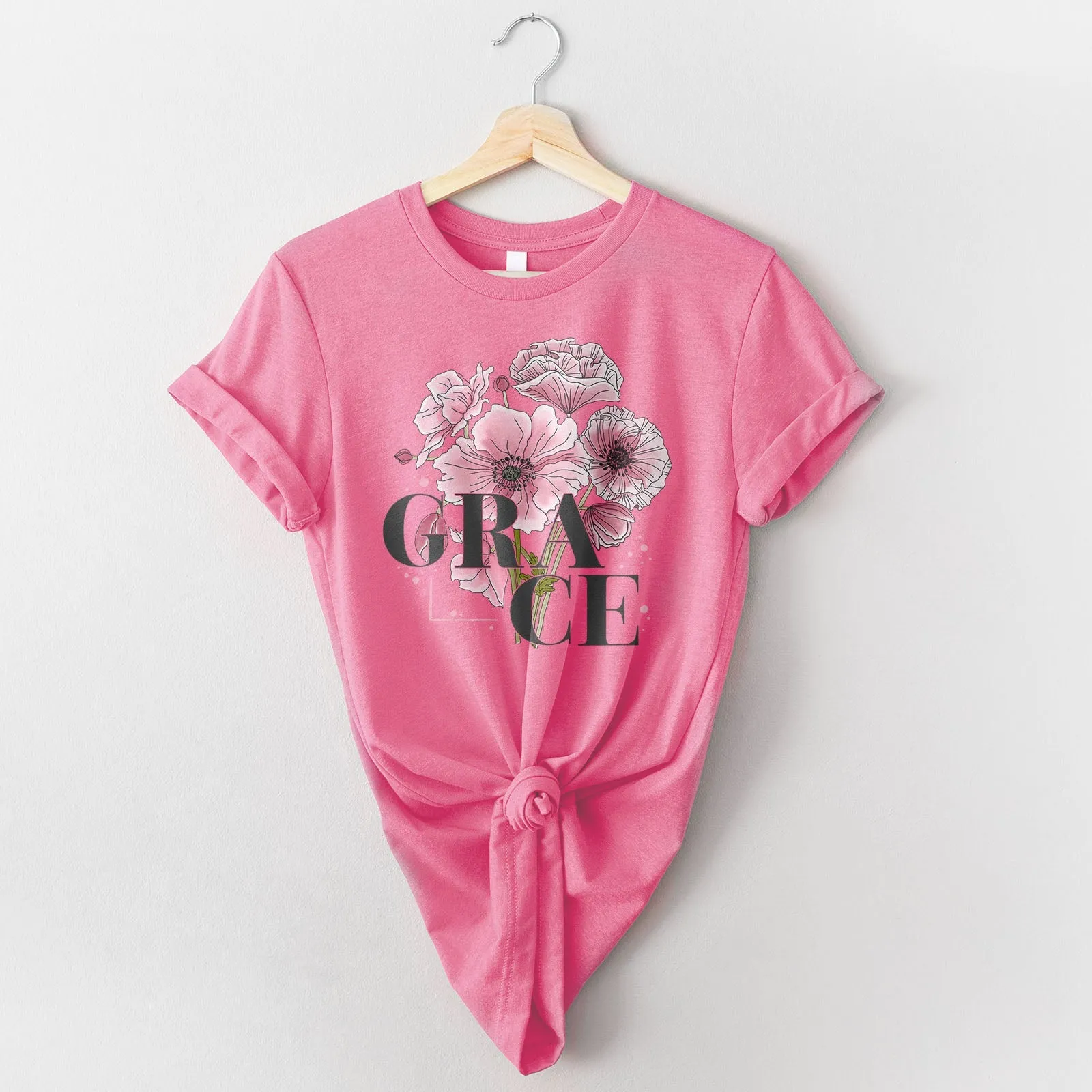 Grace Tee Shirts For Women - Christian Shirts for Women - Religious Tee Shirts