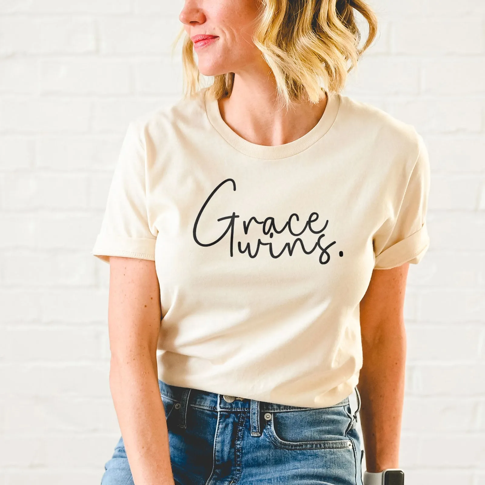 Grace Wins Tee Shirts For Women - Christian Shirts for Women - Religious Tee Shirts