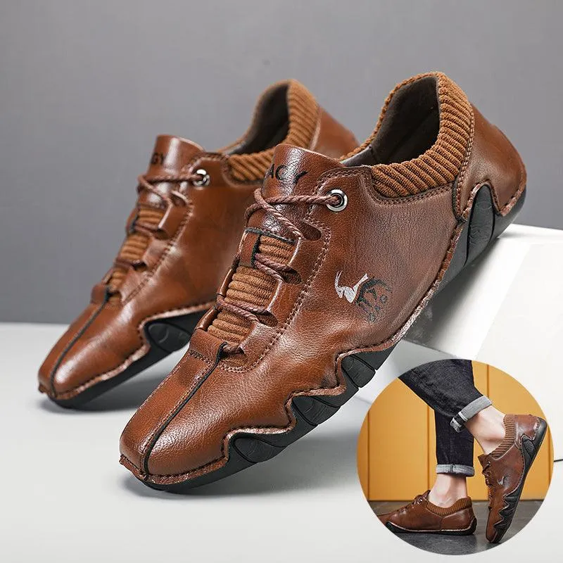 High Quality Men Sneakers Fashion Lace-up Flats Shoes