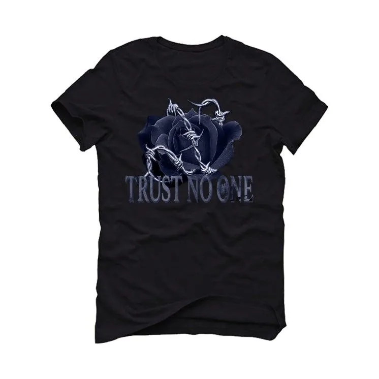 Jordan 1 Retro High COJP Midnight Navy Black T-Shirt (trust no ONE)