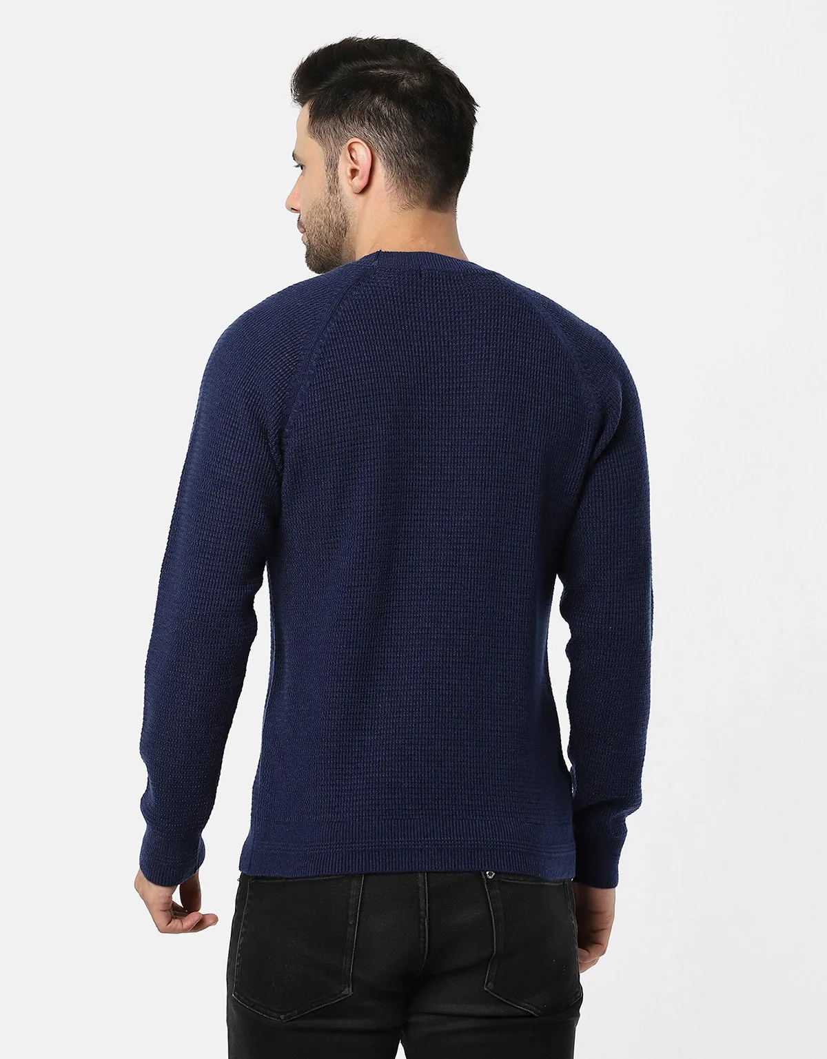 Knitted T-Neck Sweater For Men