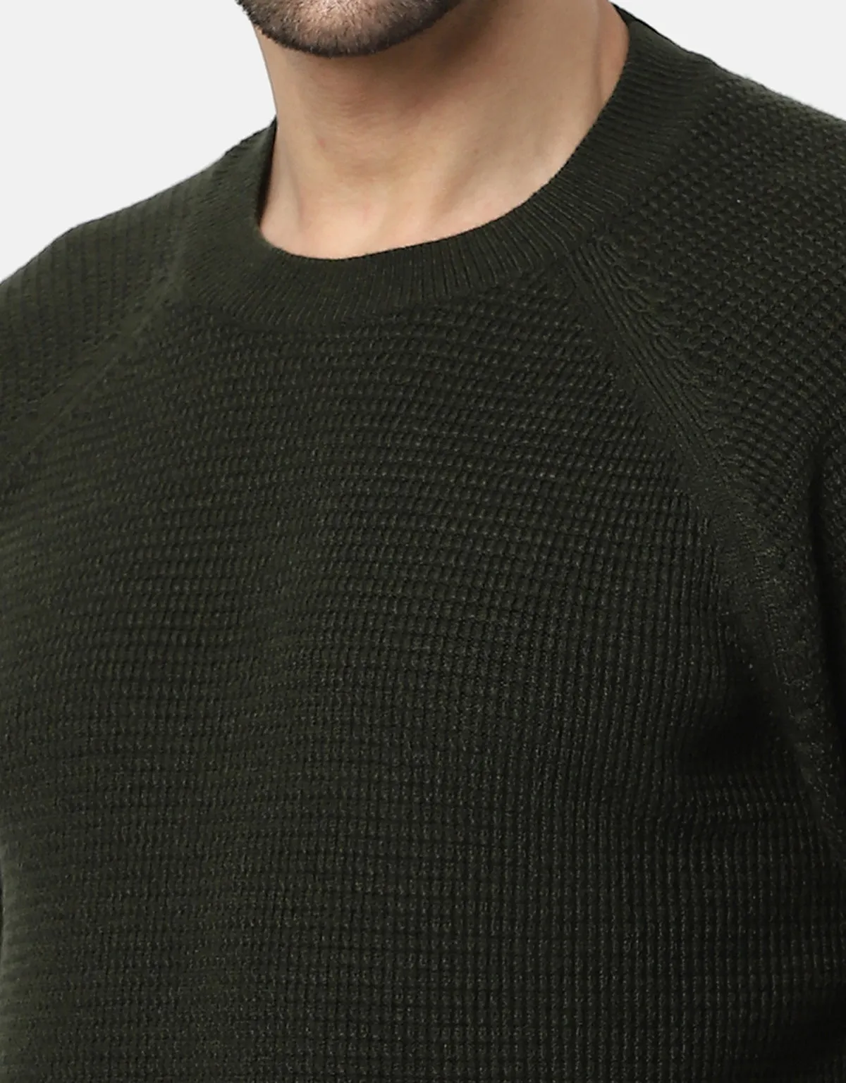 Knitted T-Neck Sweater For Men