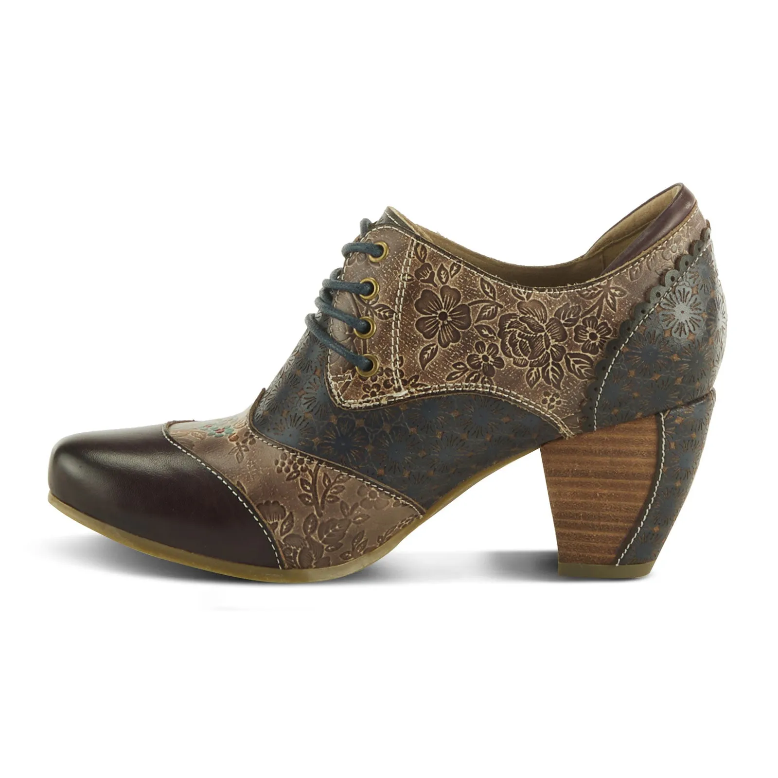 L'Artiste Adelvice-Fleur Ankle Bootie (Women) - Dark Plum