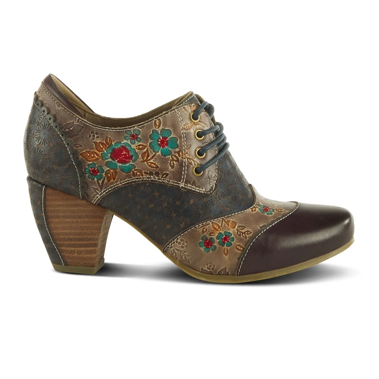 L'Artiste Adelvice-Fleur Ankle Bootie (Women) - Dark Plum