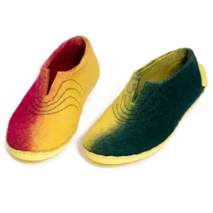 Lemon/ Pink/ Green COCOON Clogs