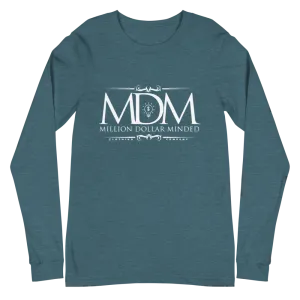 MDM Classy White Text Long Sleeve Tee