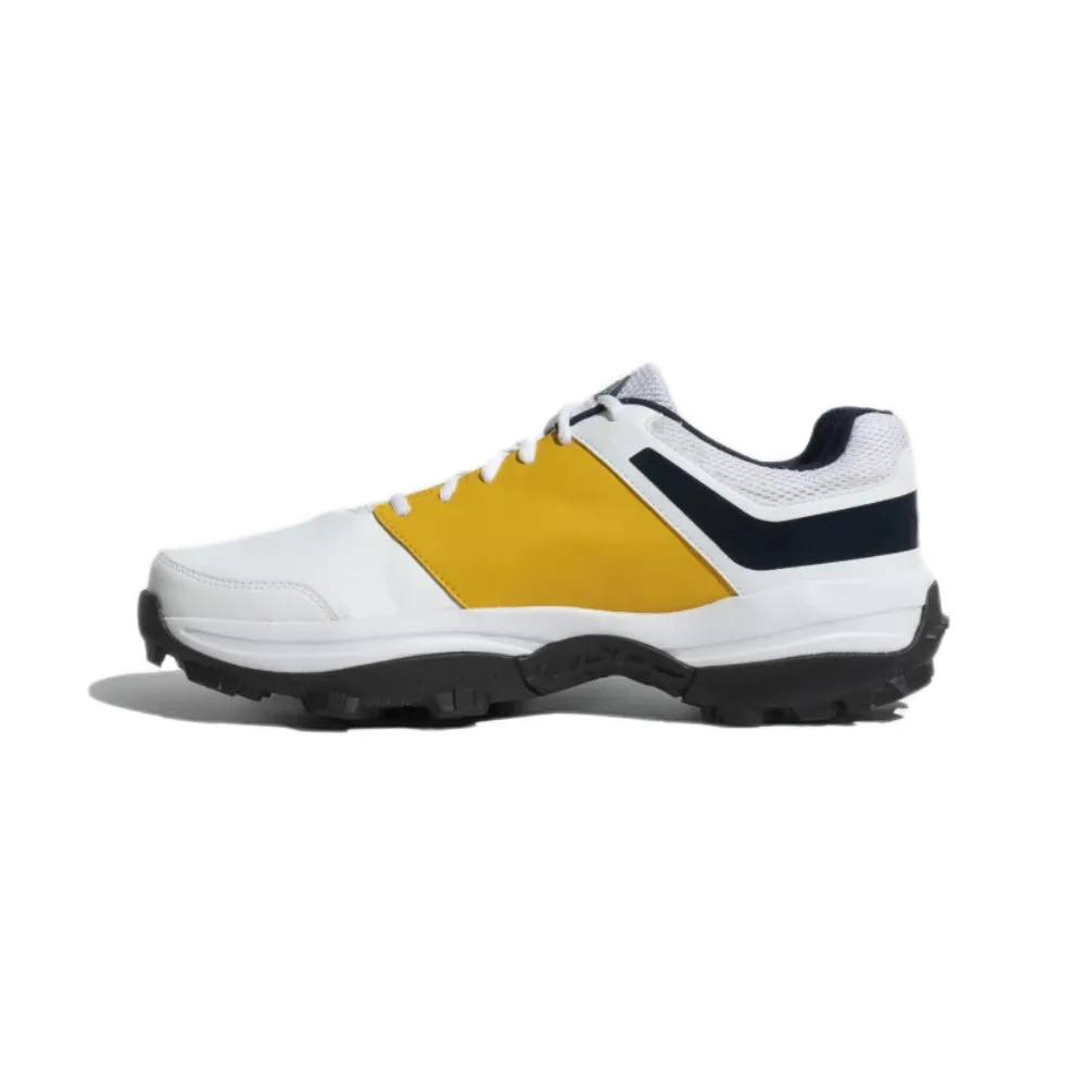 Men's Crinu 23 Cricket Shoe (Cloud White/Collegiate Navy/Active Gold)