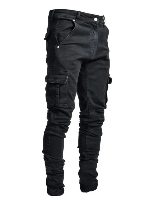 Men's Side Pocket Skinny Jeans For Men