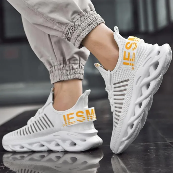 Mens Sneakers Casual Mesh Breathable Height Increase Shoes Fashion Men Shoes