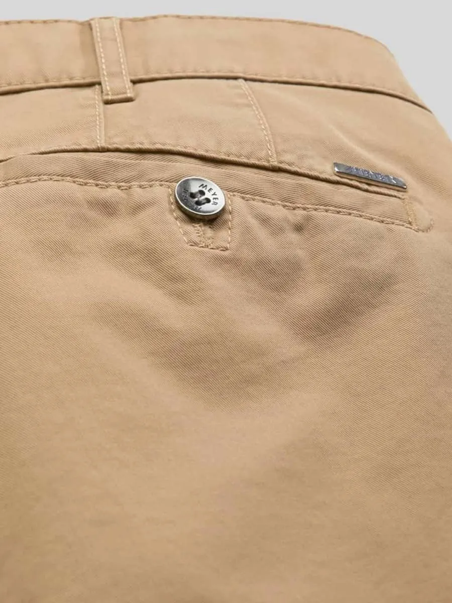 MEYER Roma Trousers - 316 Luxury Cotton Chinos - Camel