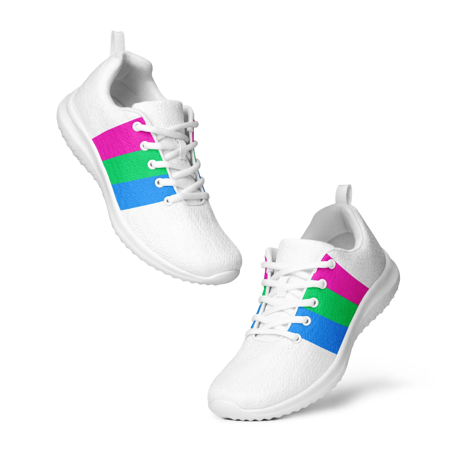 Polysexual Poly Pride Flag Women’s Athletic Shoes