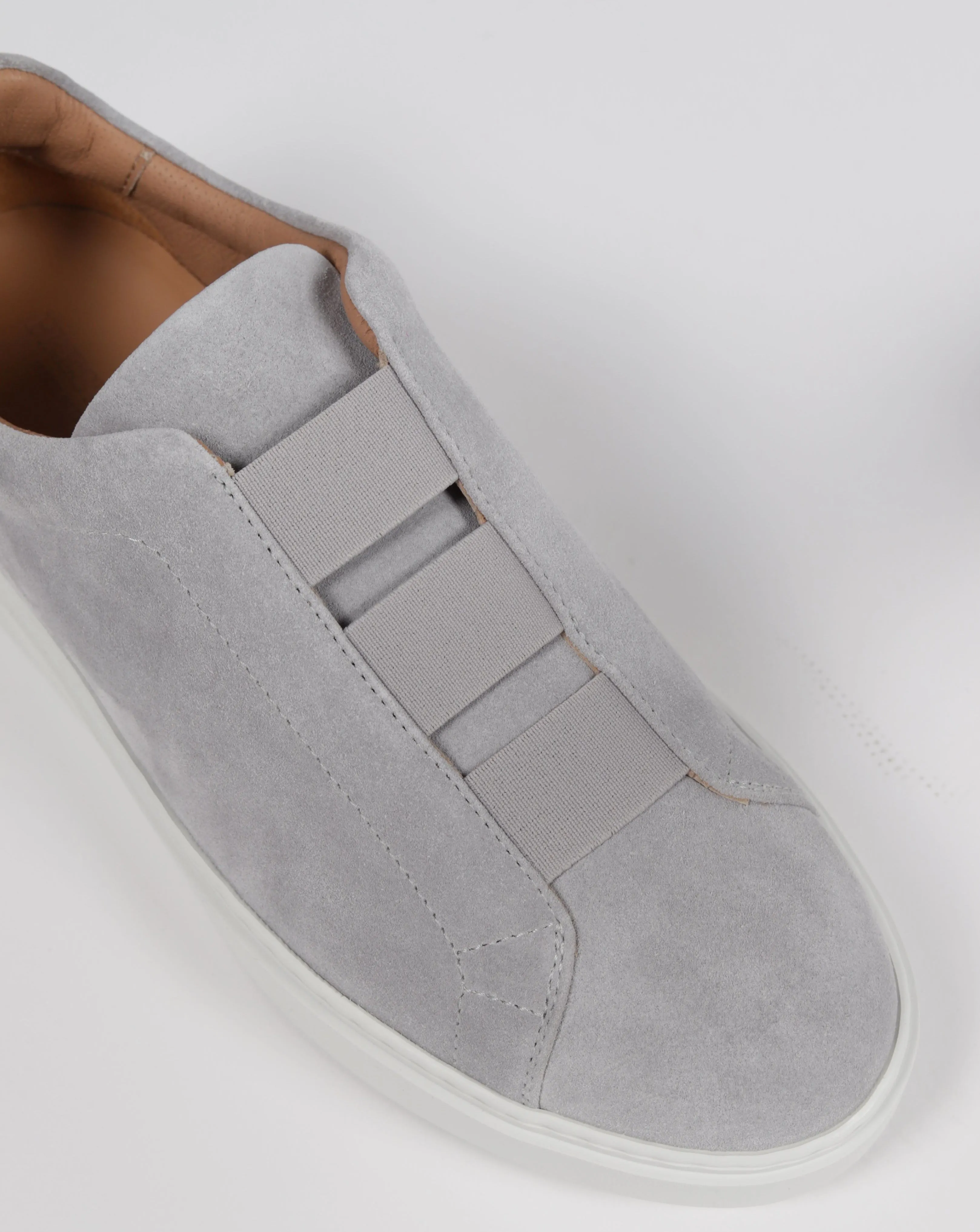 PS-U1357-H01 TRIPLE STITCHES SUEDE GREY