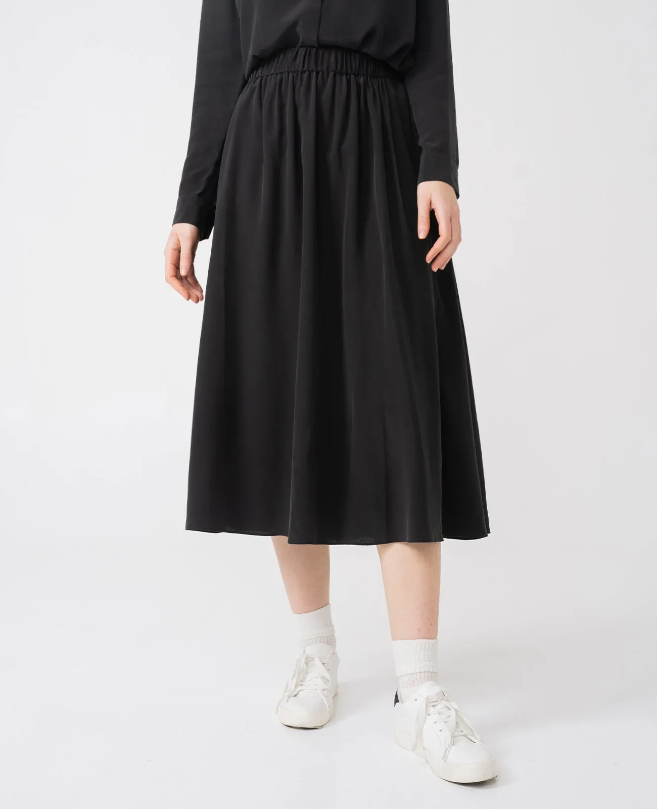 Silk Full Skirt