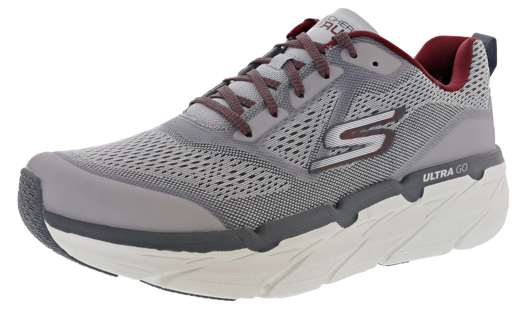 Skechers Men Max Cushioning Ultra Go Premier Vantage Lightweight Running Shoes