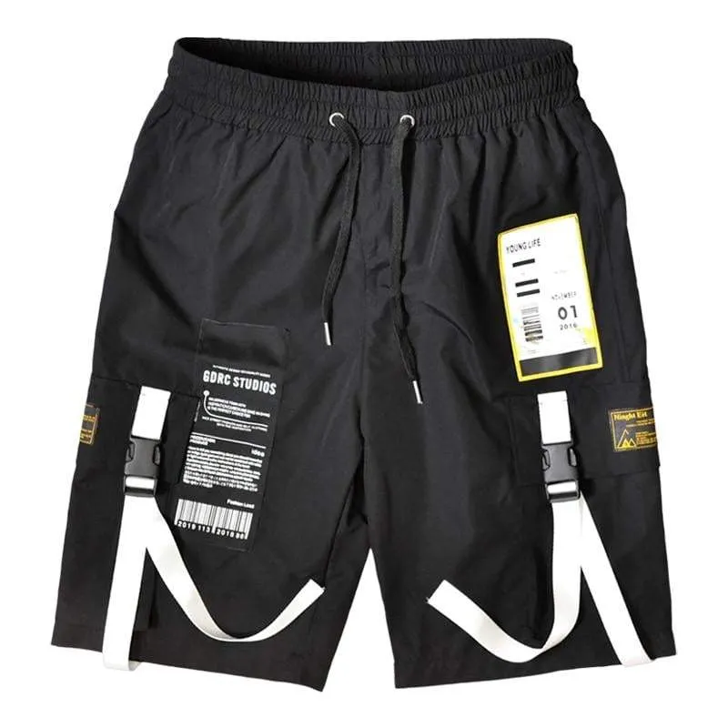 Techwear Ribbon shorts