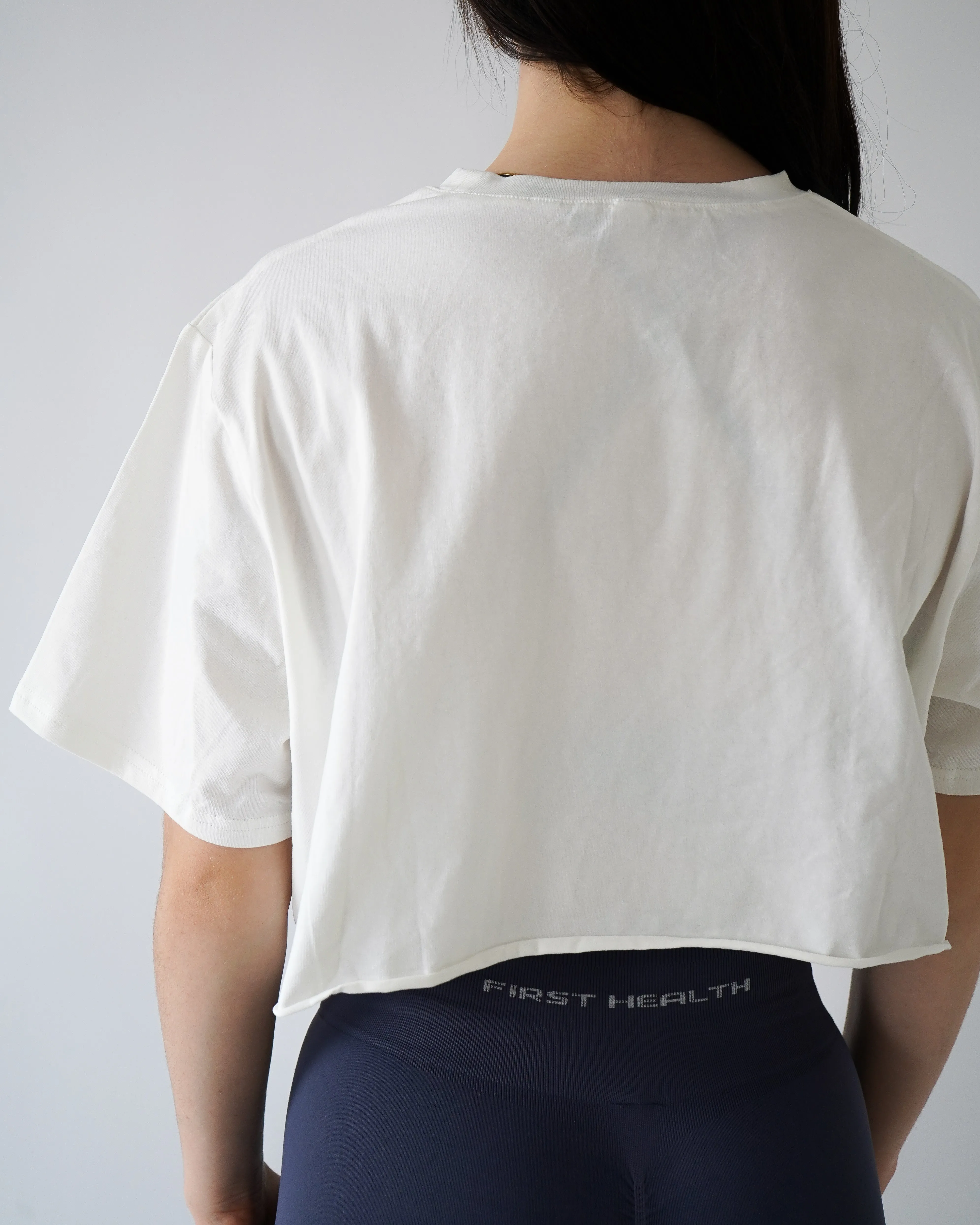 Vital Crop Tee - White