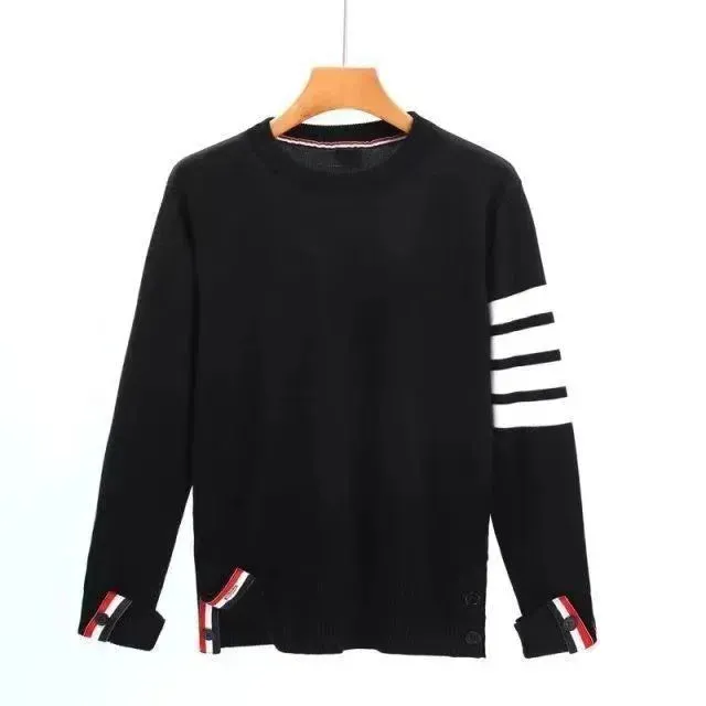 Woman Sweater Cardigan Knits Shirt Designer Sweaters Blouse Shirts With Striped Sleeves Womens Tops Slim Tees M-2XL