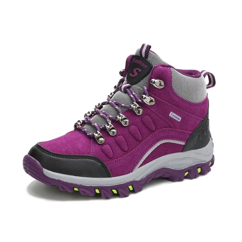 Women Mountain Outdoor Hiking Shoes Camping Climb Footwear Outdoor Walking Footwear Anti-slip Shoes - WHS50175