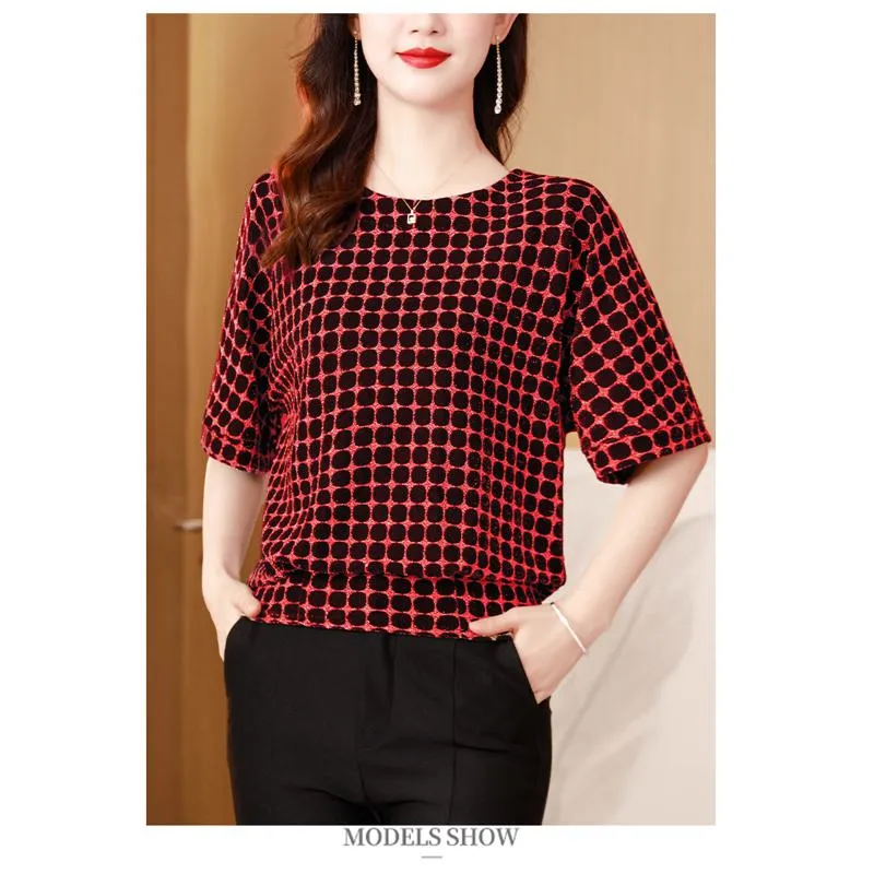 Women's T-Shirt Soft Loose Fit Plus Short Sleeve Tee