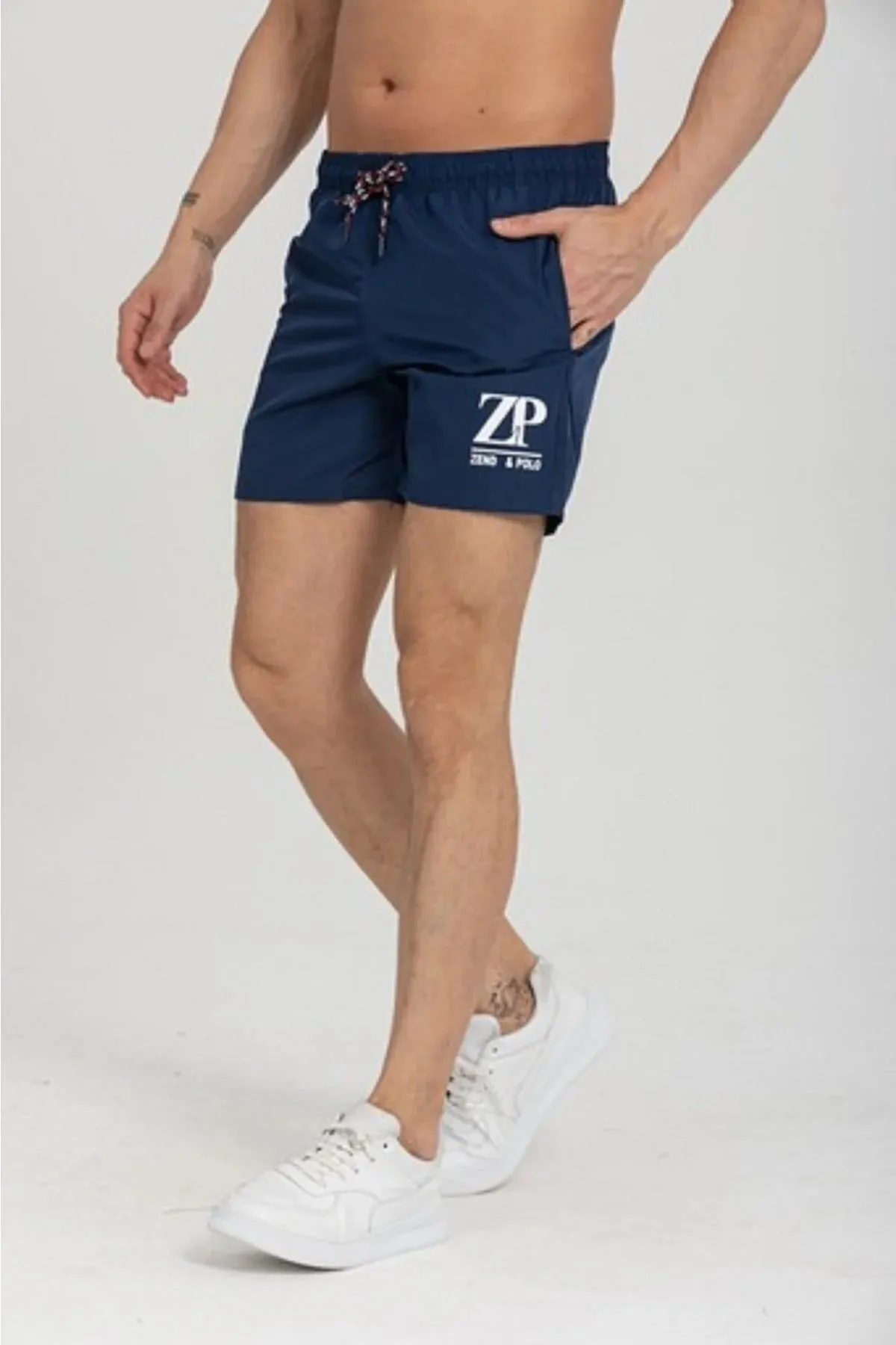 Zend Polo Men's Navy Blue Color Shorts